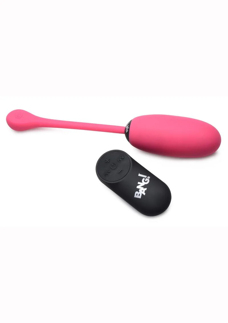 Bang! 28x Plush Silicone Rechargeable Egg With Remote Control - Image 7