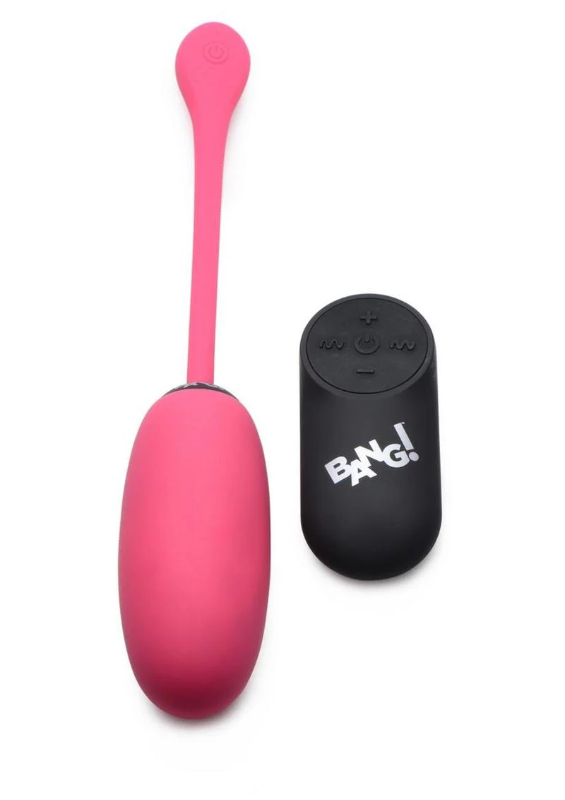 Bang! 28x Plush Silicone Rechargeable Egg With Remote Control - Image 9