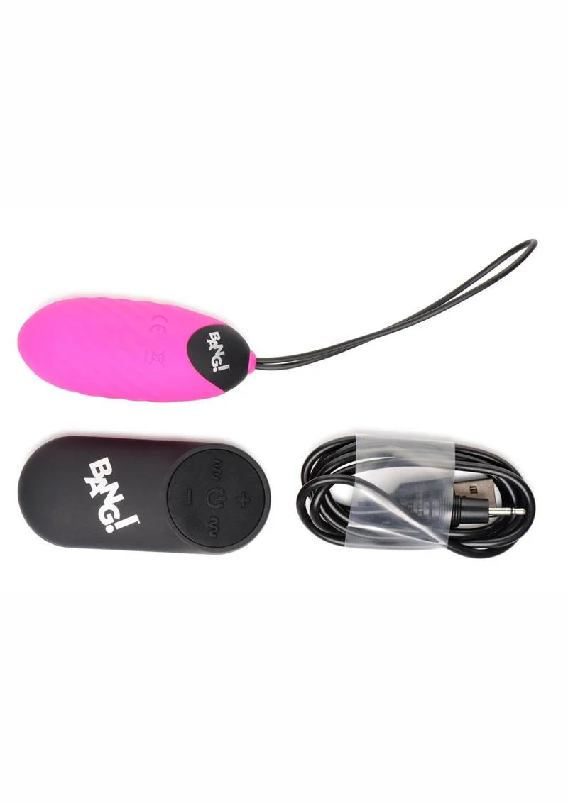 Bang! 28X Swirl Silicone Egg With Remote Control Vibrators - Image 3