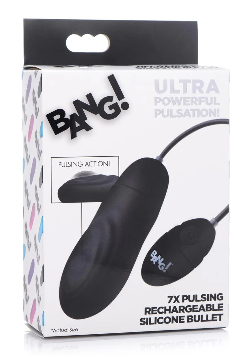 BANG! 7X ultra-powerful pulsating  Rechargeable Bullet Vibrator - Image 4