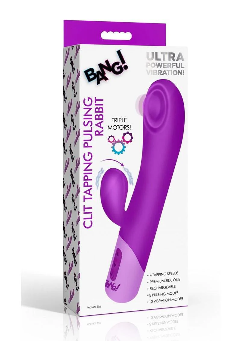 Bang! Clit Tapping Pulsing Rabbit Vibrator - Image 4