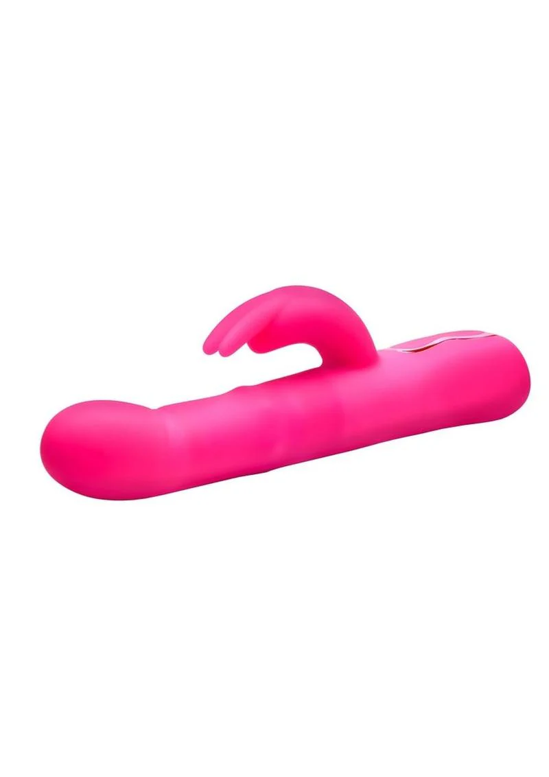 Bang! Come-Hither Beaded Silicone Rabbit Vibrator - Image 2