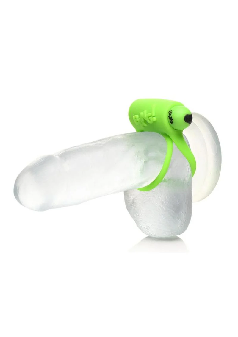Bang! Glow in the Dark Rechargeable Silicone Cock Ring with Remote Control - Image 3
