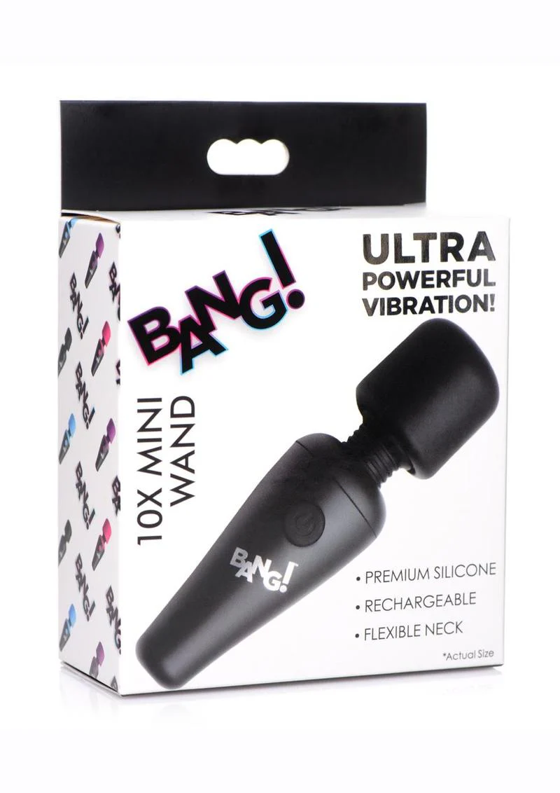 BANG! Mini Wand Ultra Powerful Rechargeable Silicone Vibrator - Image 4