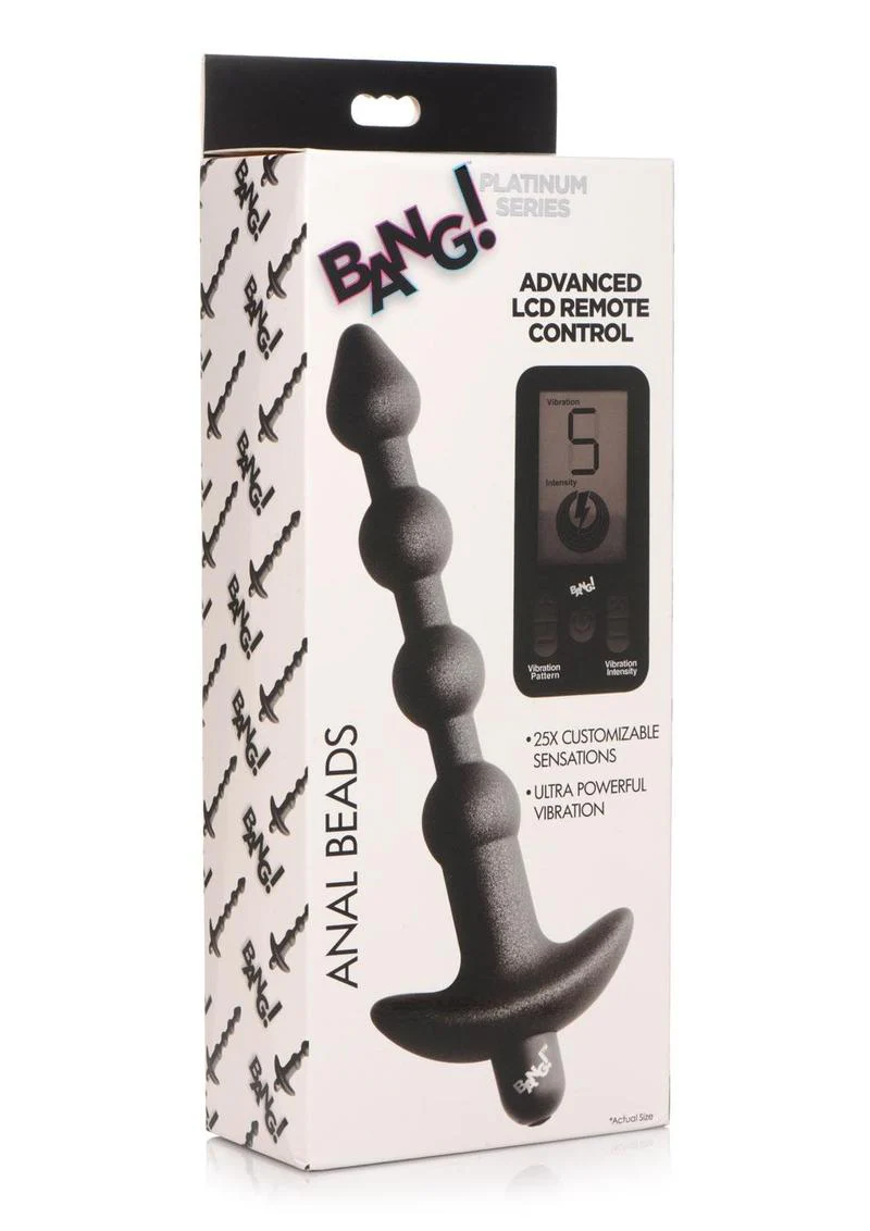 Bang! Platinum Series 25X Rechargeable Silicone Anal Beads - Image 4