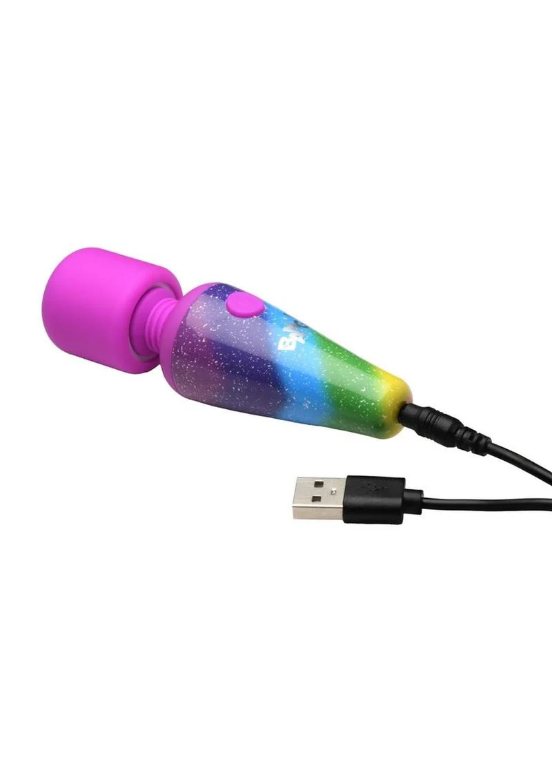 Bang! Rainbow Mini Wand Rechargeable Rabbit Vibrator - Image 3