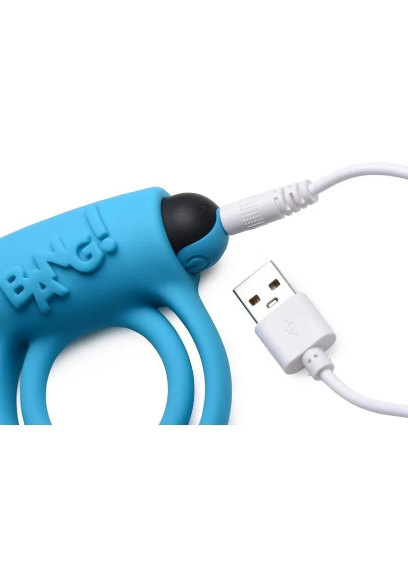 Bang! Rechargeable Cock Ring and Bullet With Remote Control - Image 5