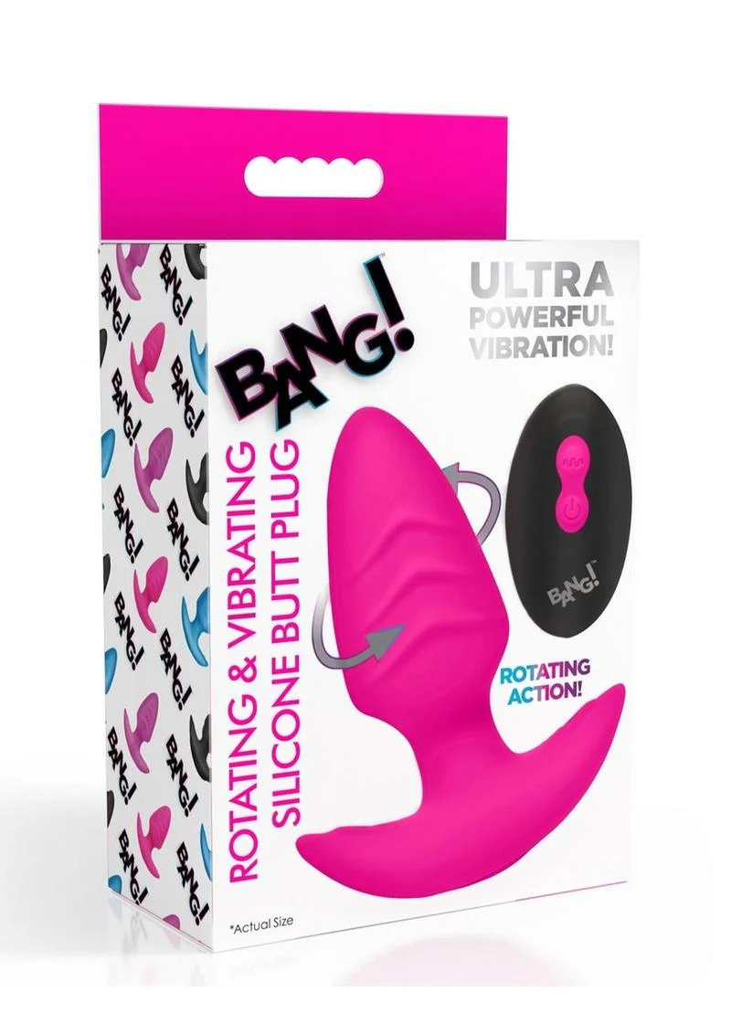 BANG Rotating And Vibrating Silicone Butt Plug - Image 4