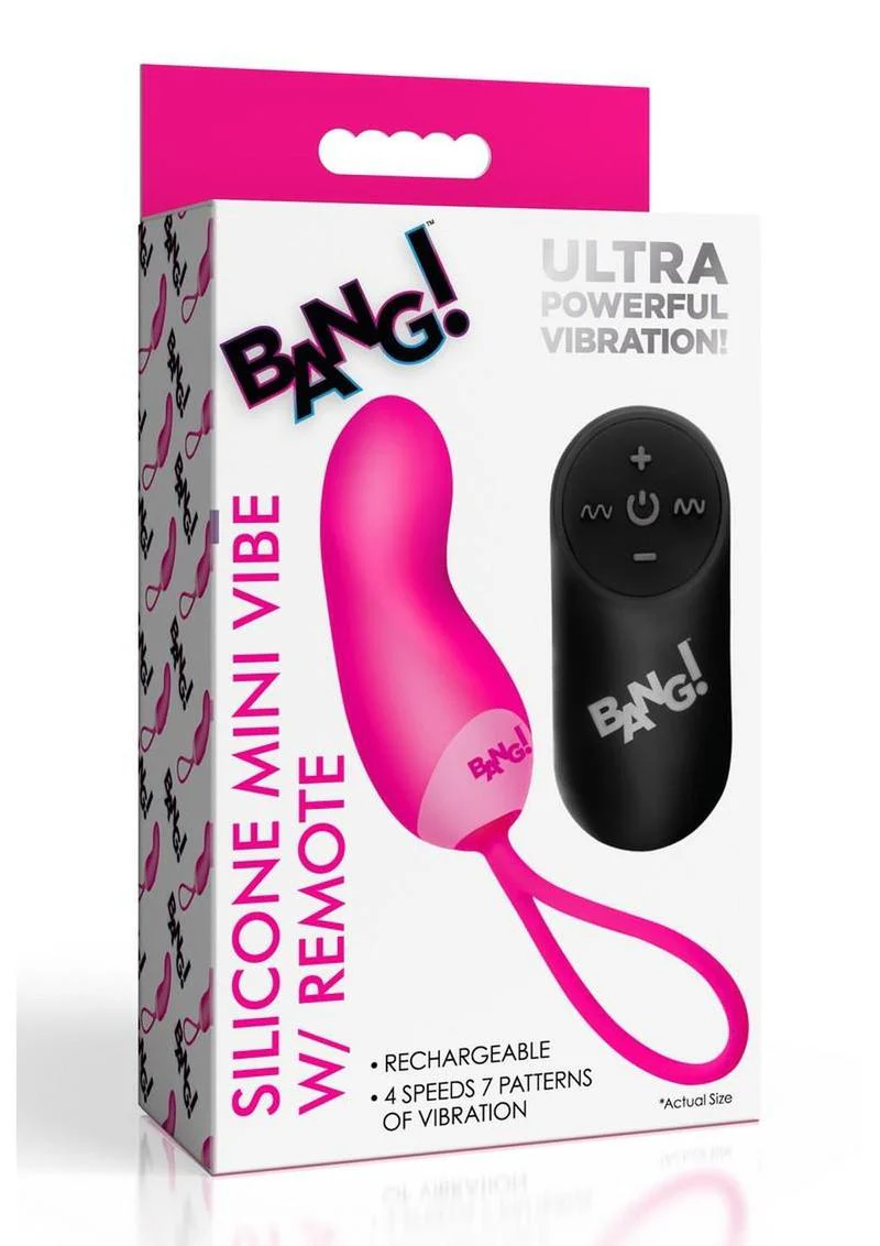 BANG! Silicone Mini Vibe with Remote - Image 7