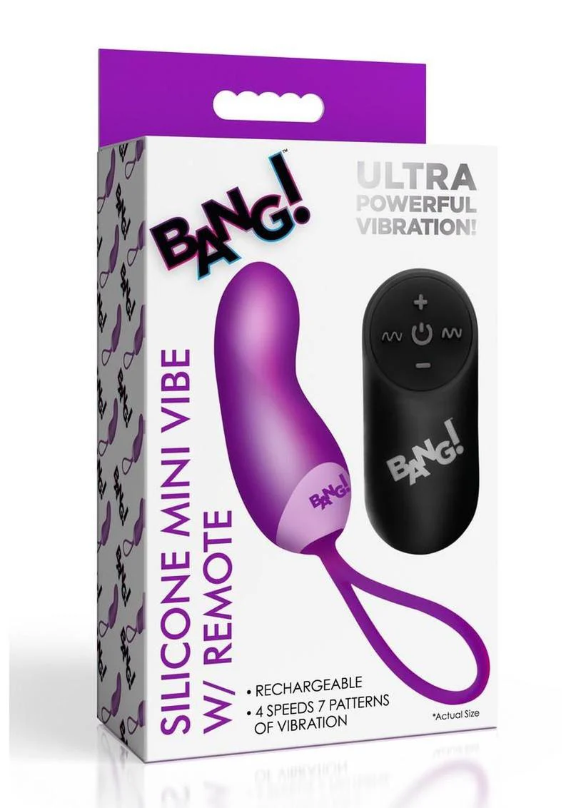 BANG! Silicone Mini Vibe with Remote - Image 8
