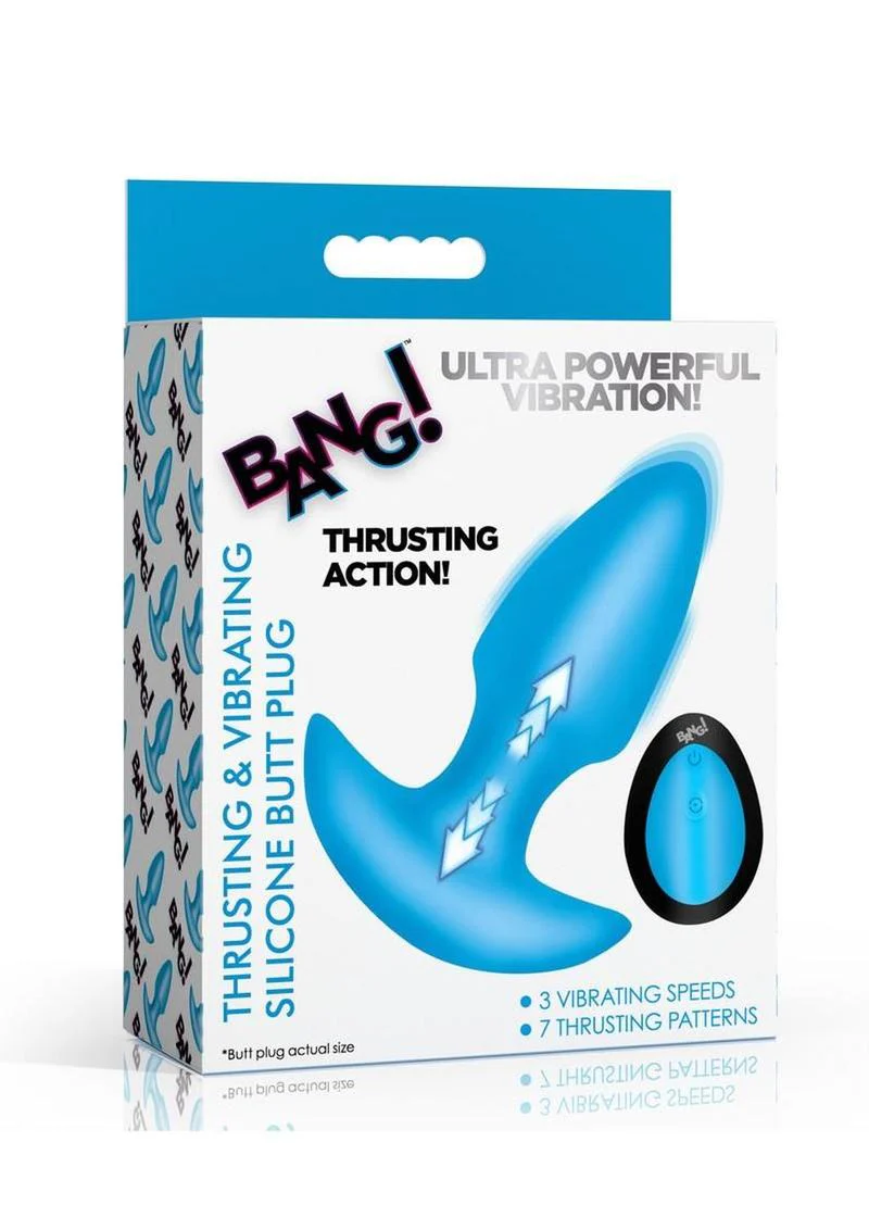 Bang! Thrusting And Vibrating Butt Plug - Image 14