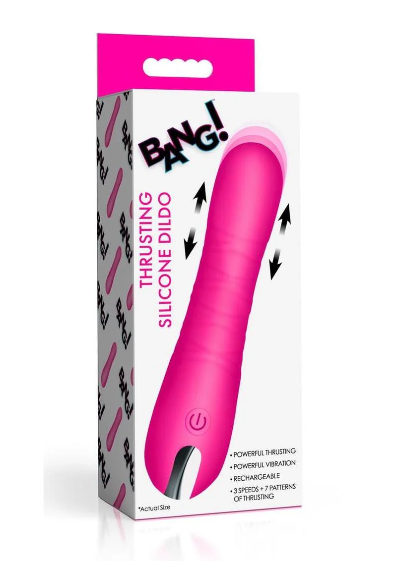BANG! Thrusting Silicone Dildo - Image 7