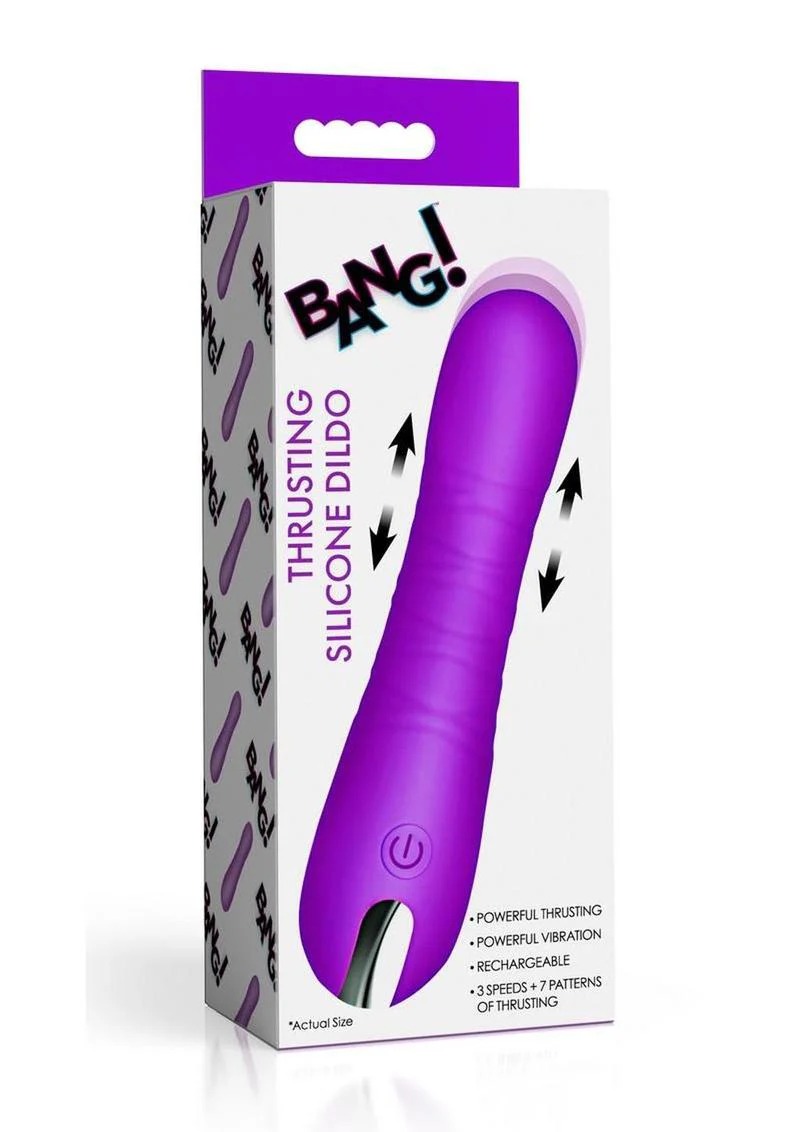 BANG! Thrusting Silicone Dildo - Image 8