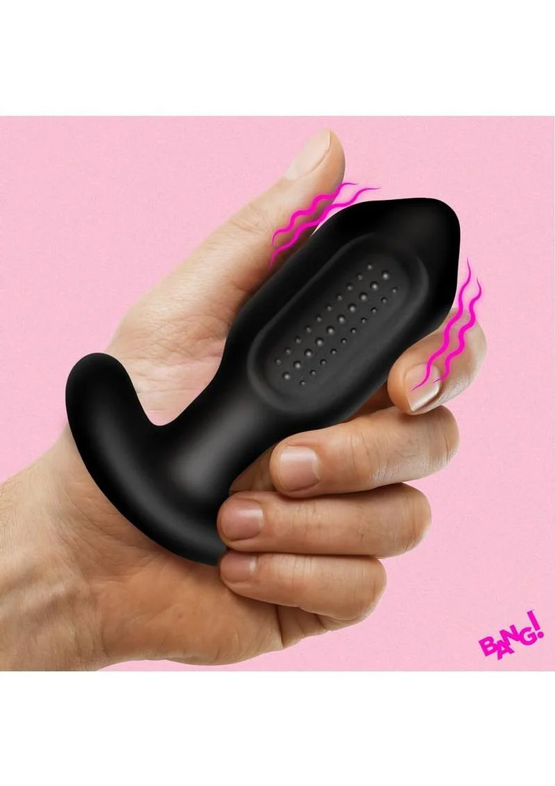 Bang! Vibrating Silicone Butt Plug - Image 3