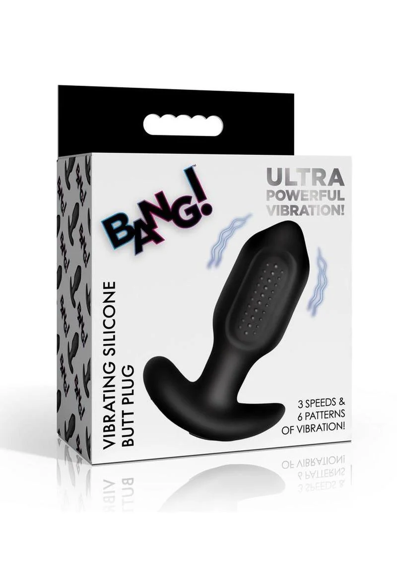 Bang! Vibrating Silicone Butt Plug - Image 4