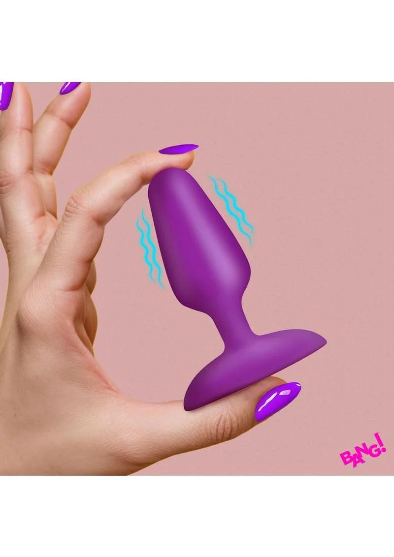Bang! Vibrating Silicone Butt Plug - Image 5