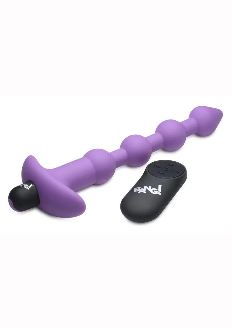 Bang! Vibrating Silicone Rechargeable Anal Beads - Image 10