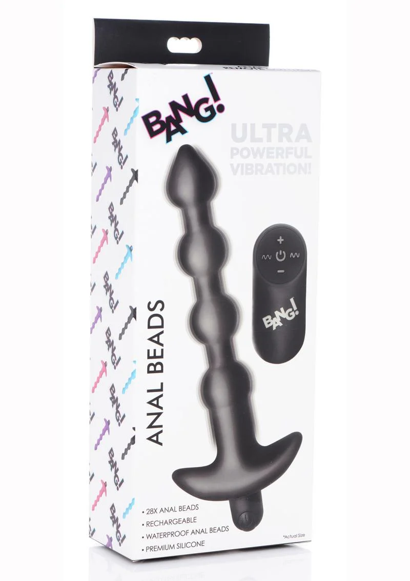 Bang! Vibrating Silicone Rechargeable Anal Beads - Image 13