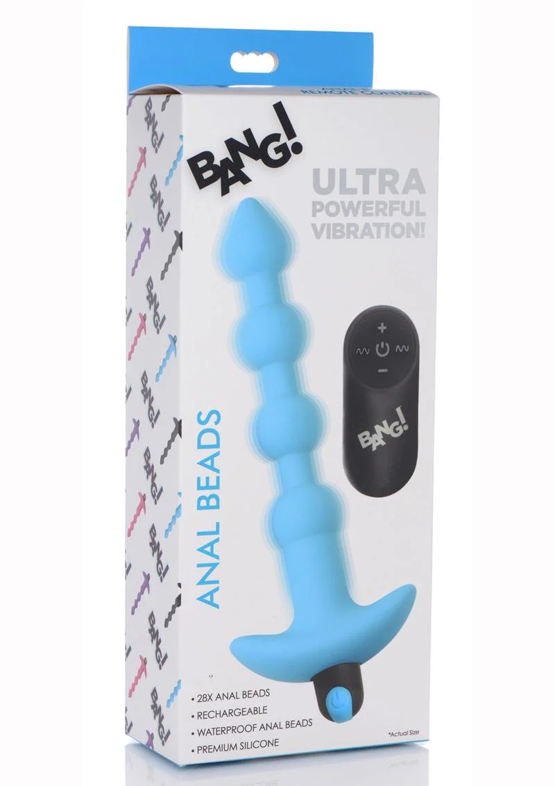 Bang! Vibrating Silicone Rechargeable Anal Beads - Image 15