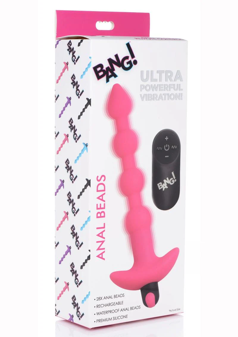 Bang! Vibrating Silicone Rechargeable Anal Beads - Image 16