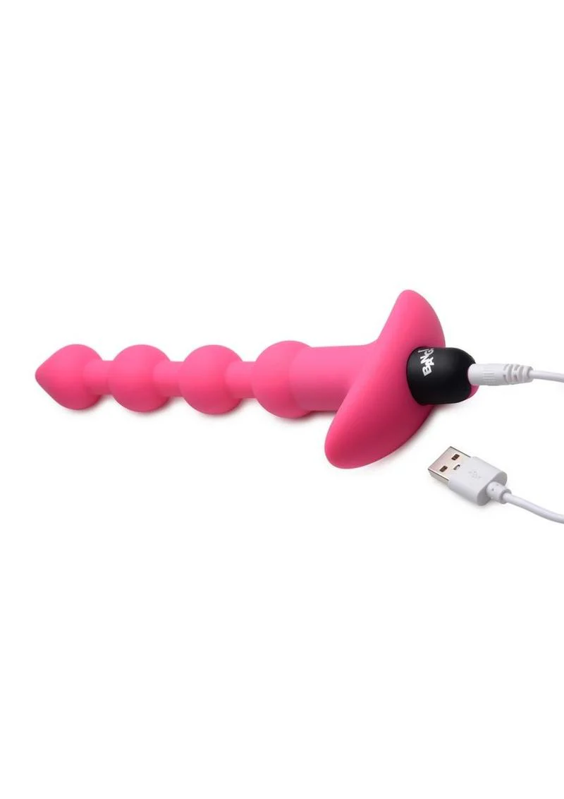 Bang! Vibrating Silicone Rechargeable Anal Beads - Image 8
