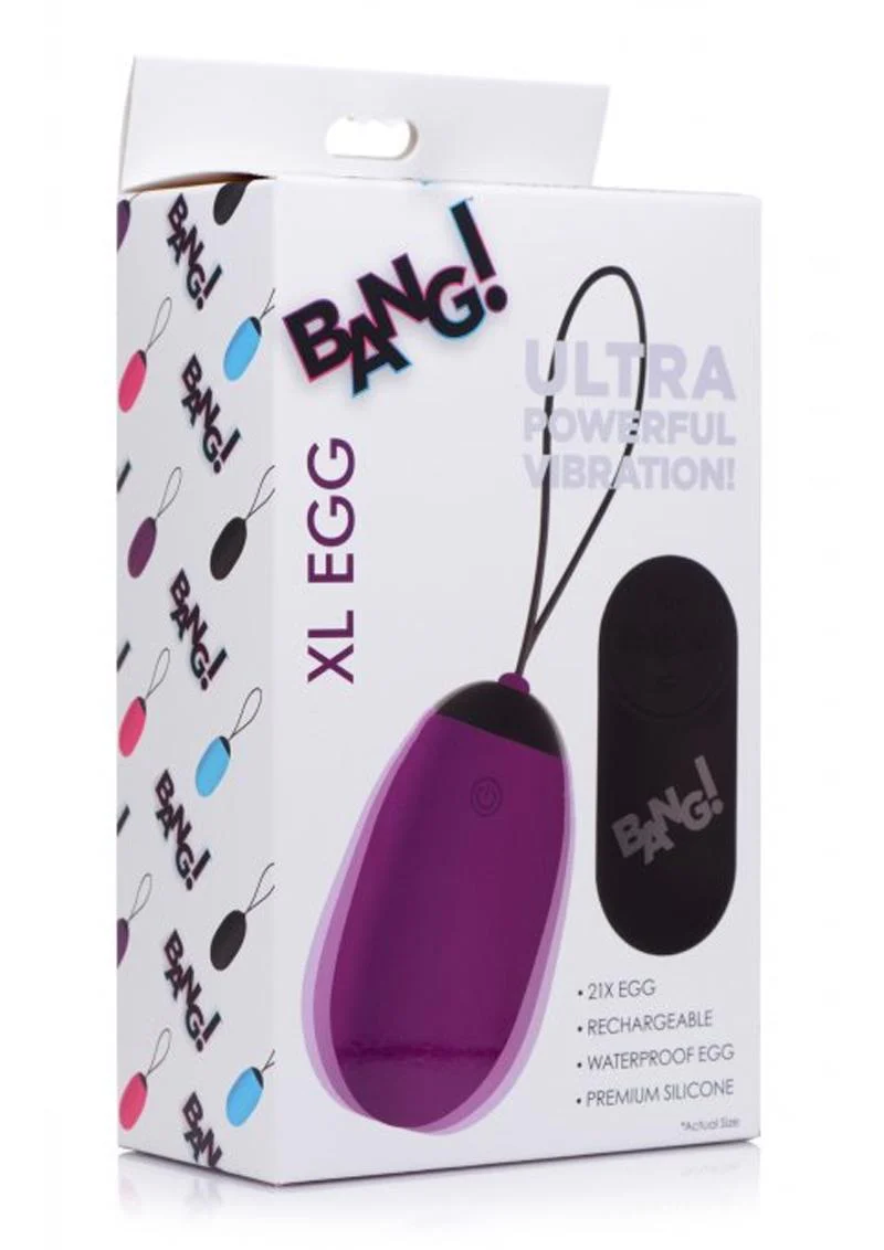 Bang! XL Vibrating Egg With Remote Control Vibrators - Image 10