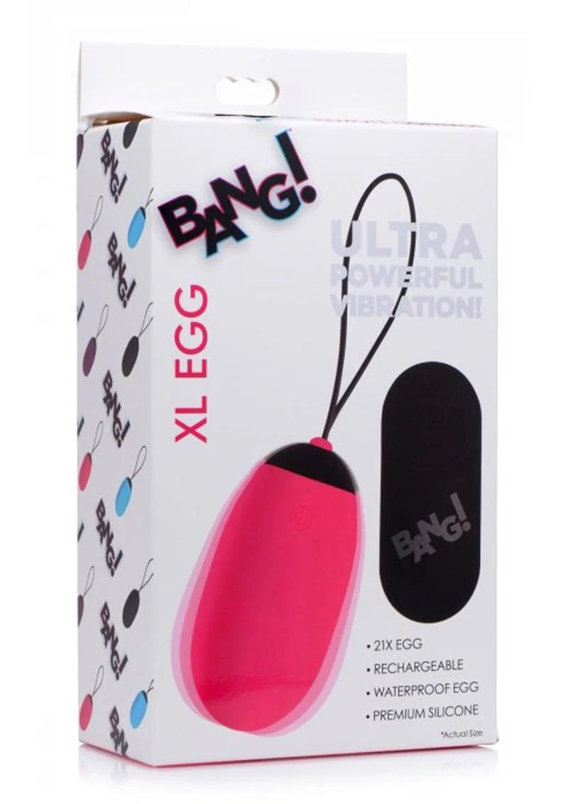 Bang! XL Vibrating Egg With Remote Control Vibrators - Image 8