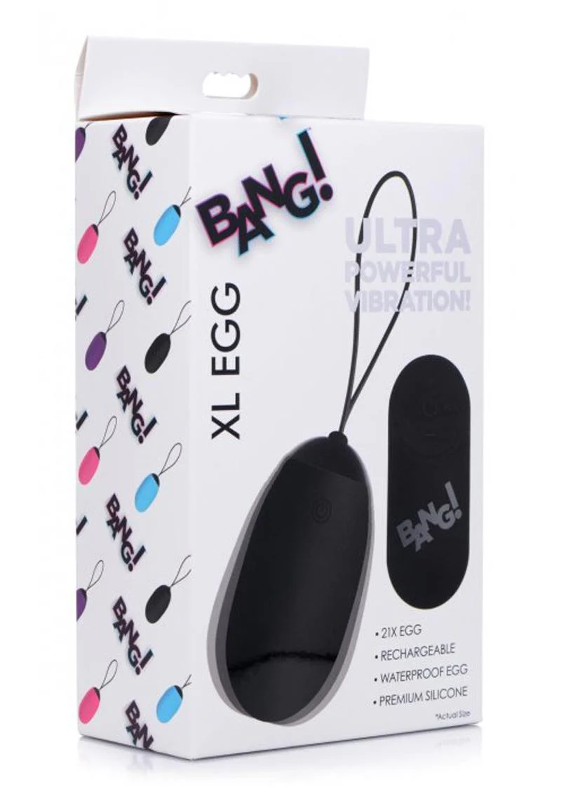 Bang! XL Vibrating Egg With Remote Control Vibrators - Image 9