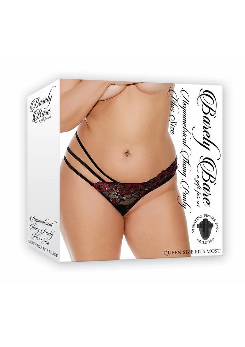 Barely Bare Asymmetrical Thong Panty - Image 3