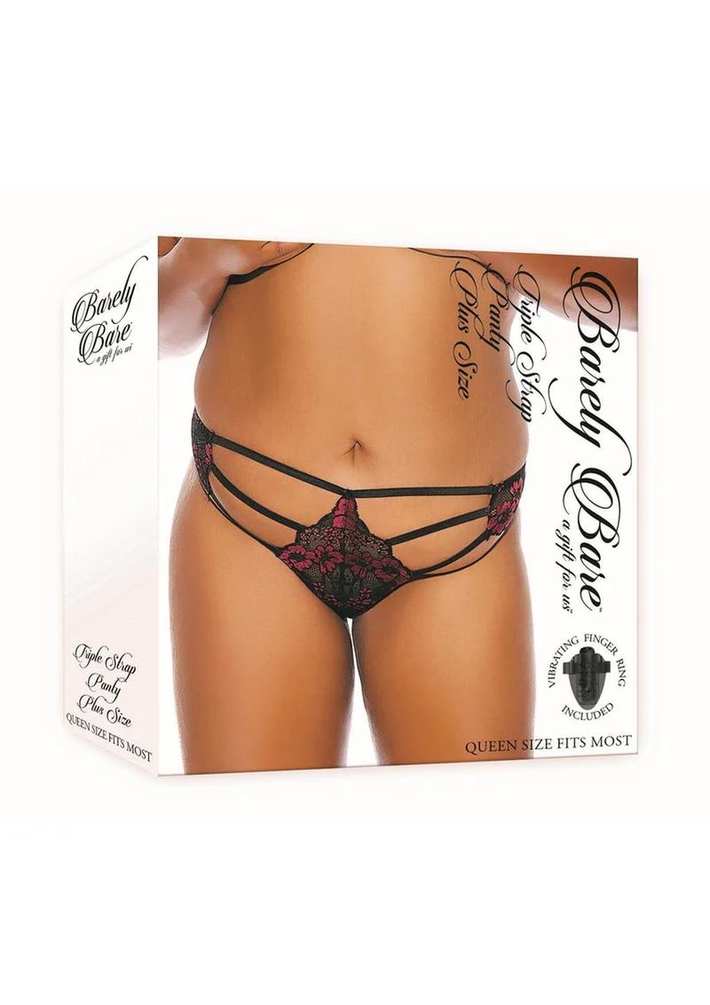 Barely Bare Triple-Strap Plus-Size Panty - Image 3