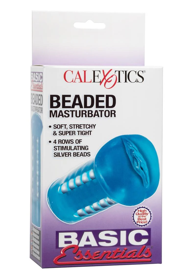 Basic Essentials Beaded Masturbator - Image 4