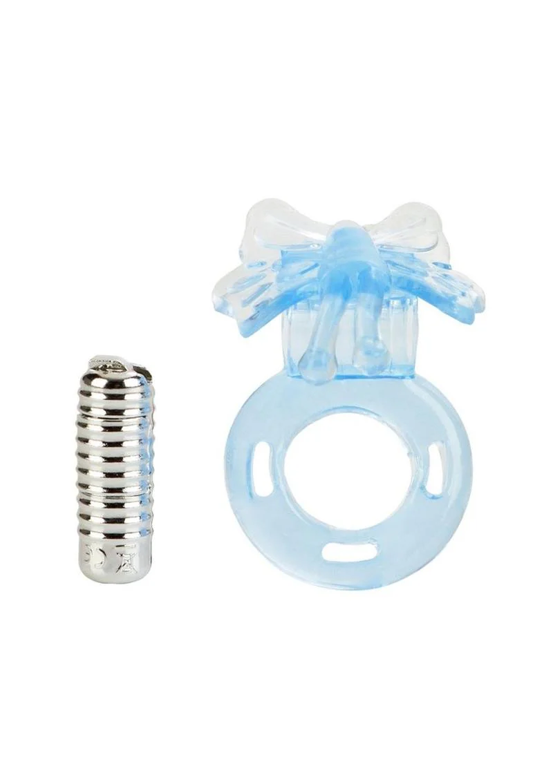 Basic Essentials Butterfly Enhancer Vibrating Cock Ring - Image 3