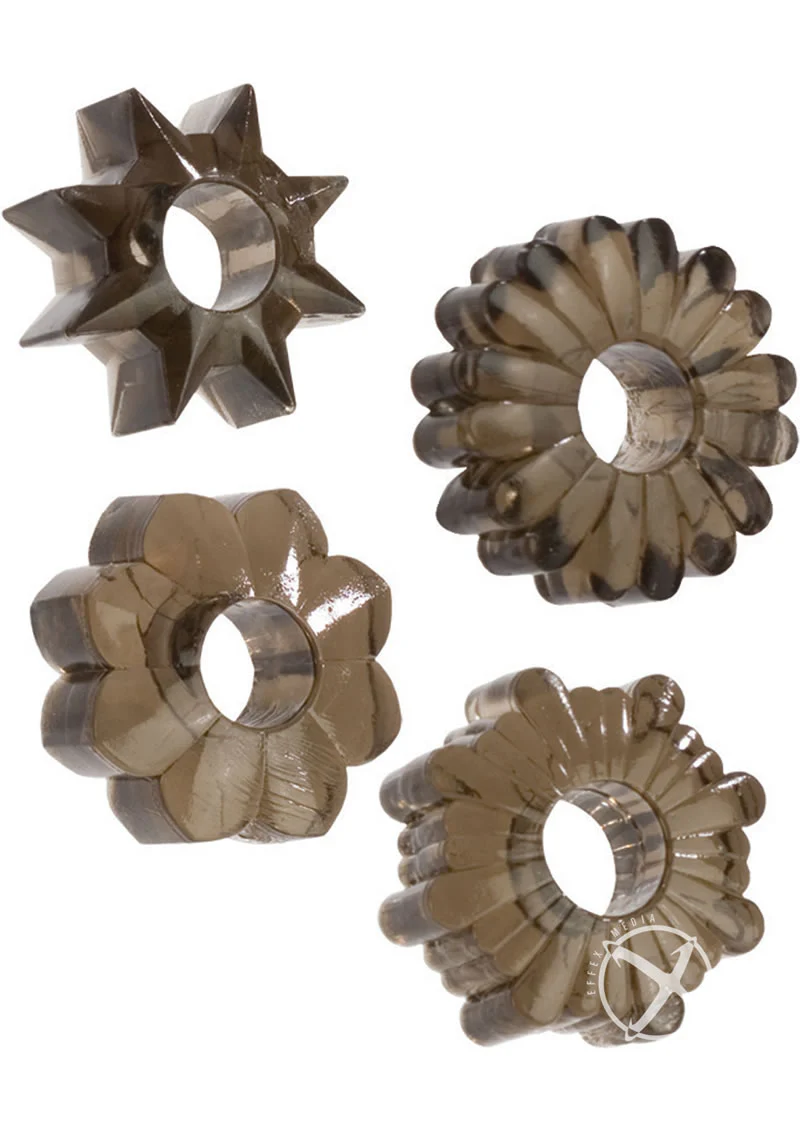Basic Essentials Super Stretchy Enhancer Cock Rings - Image 4