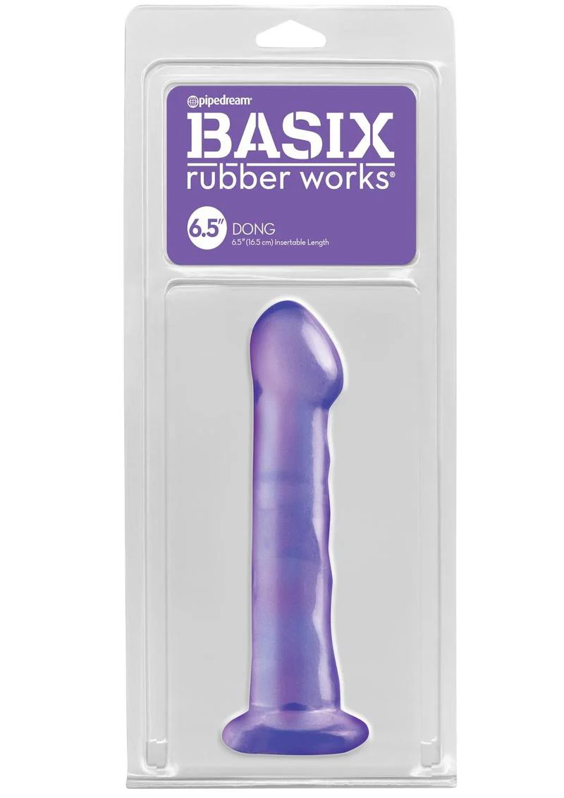 Basix Dong Body-Safe And Harness Compatible Dildo - Image 2