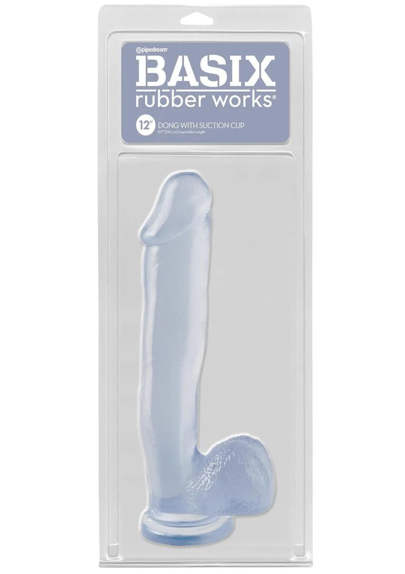 Basix Rubber Works Dong With Suction Cup - Image 11