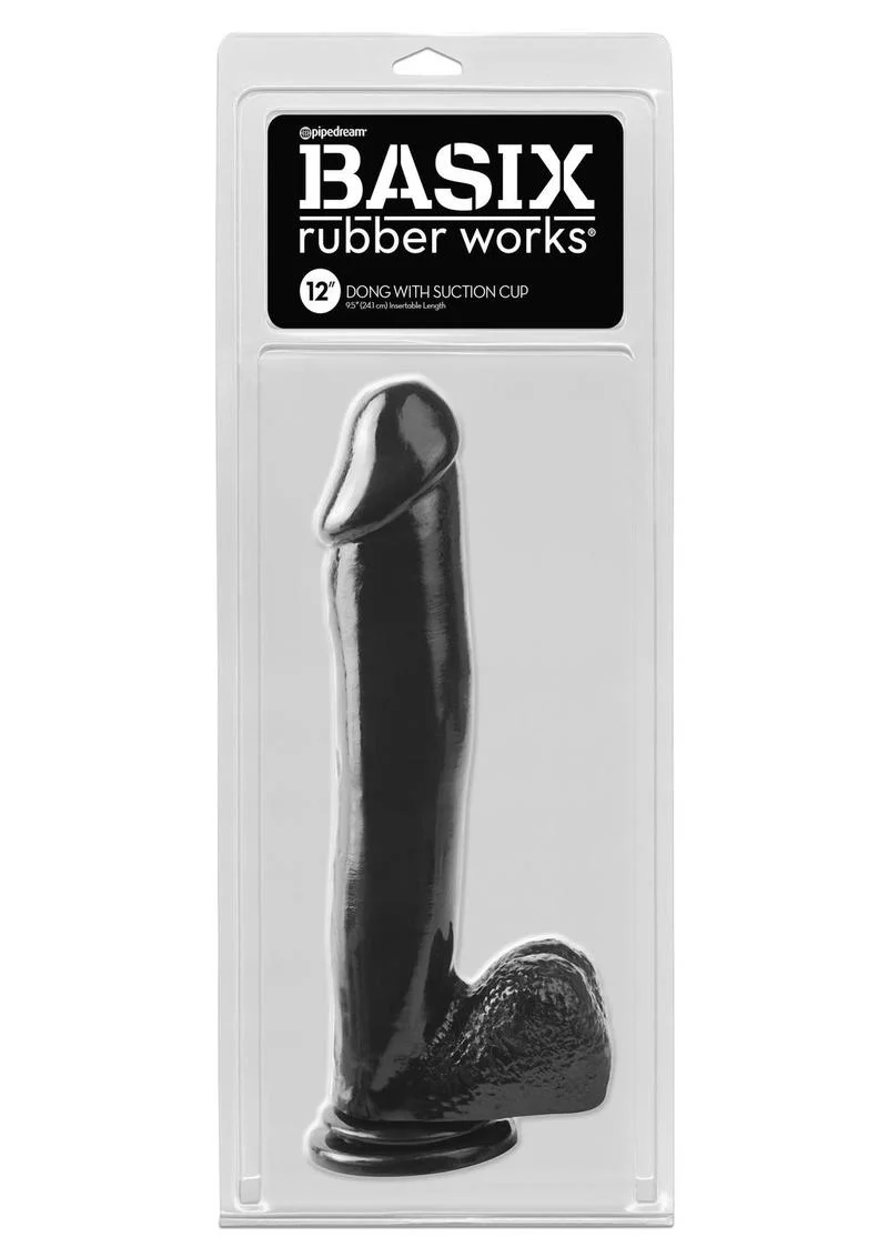 Basix Rubber Works Dong With Suction Cup - Image 12