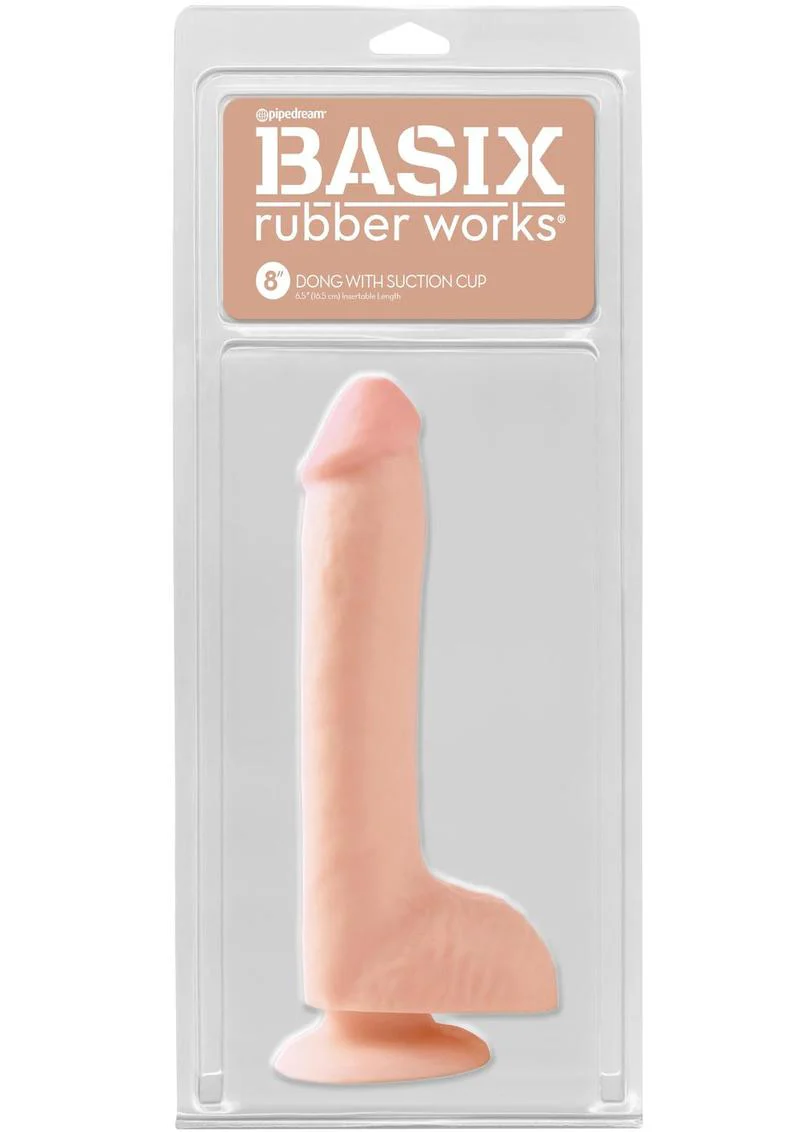 Basix Rubber Works Dong With Suction Cup - Image 9