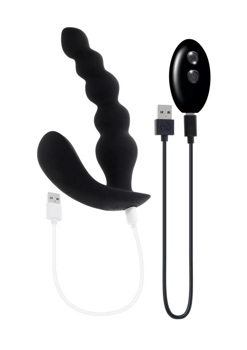 Bead Me Up Rechargeable Silicone Vibrating Anal Beads - Image 3