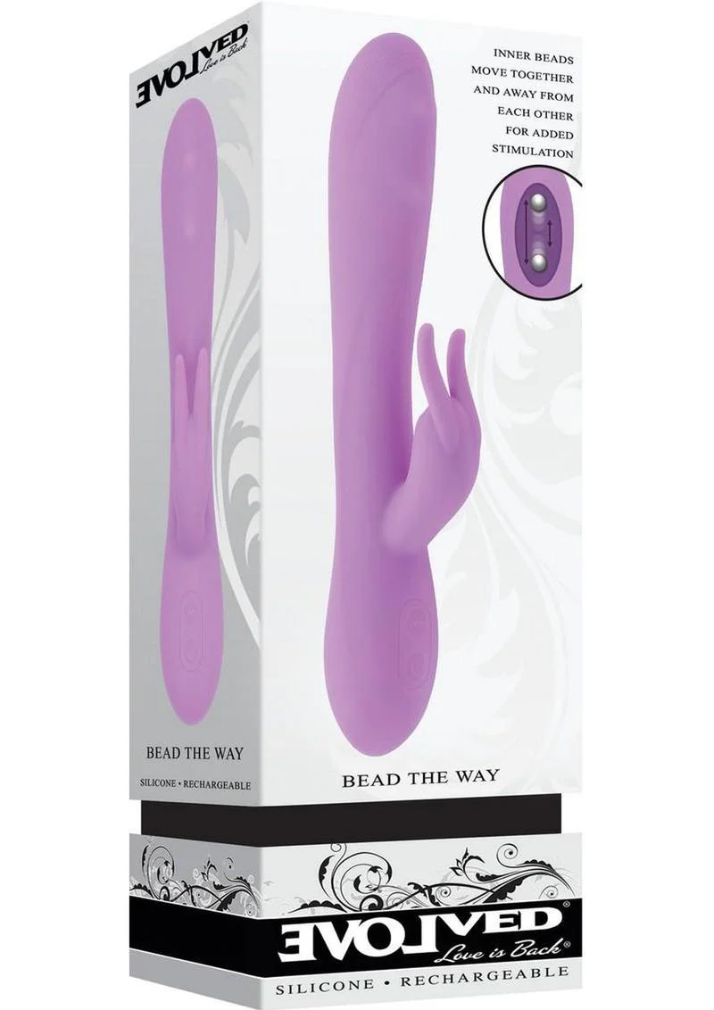 Bead The Way Rechargeable Rabbit Vibrator - Image 4