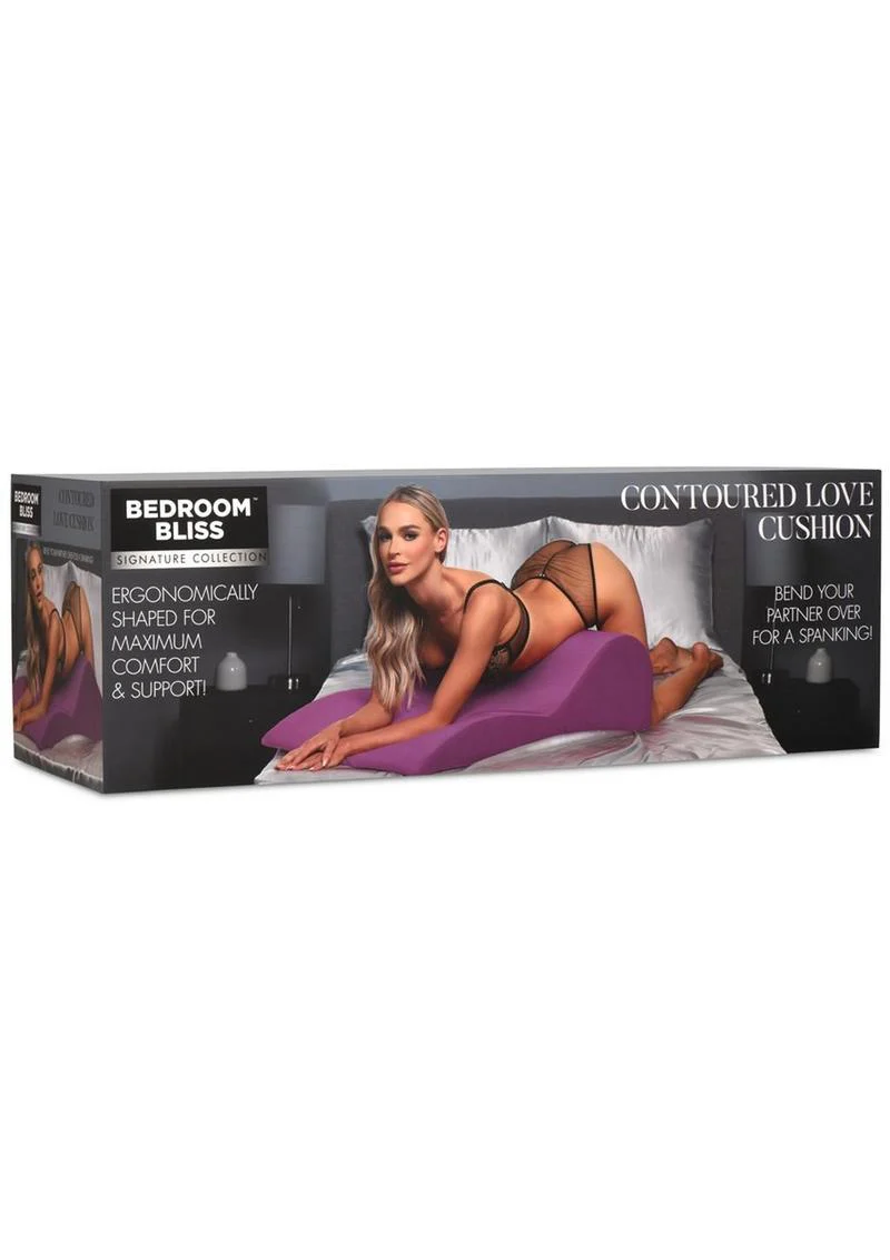 Bedroom Bliss Contoured Love Cushion - Image 4