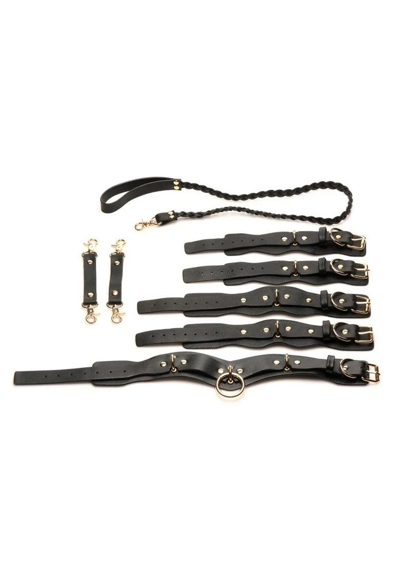 Bedroom Bliss Lover’s Restraints Set Collar Cuffs and Connectors - Image 3