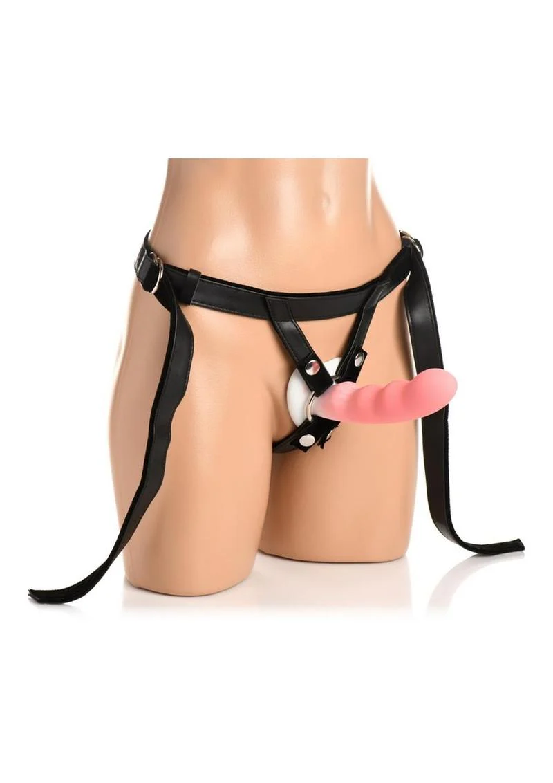 Bedroom Bliss Velvet Kiss Strap-On Harness - Image 2