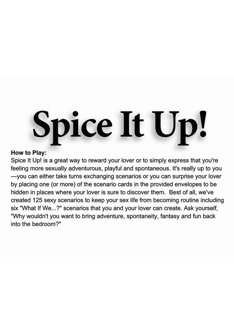 Behind Closed Doors Spice It Up! Card Game - Image 2