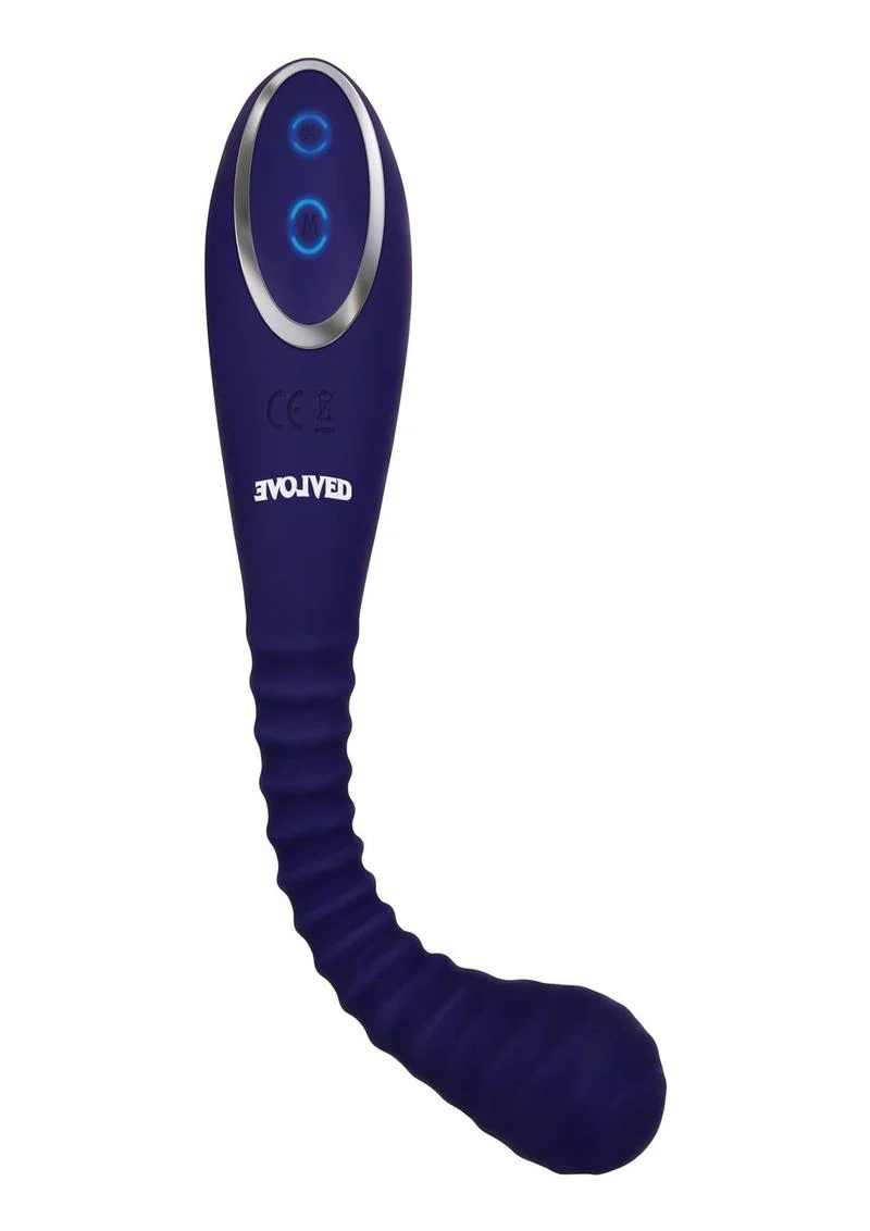 Bendable Sucker Dual-End Silicone Vibrator - Image 2