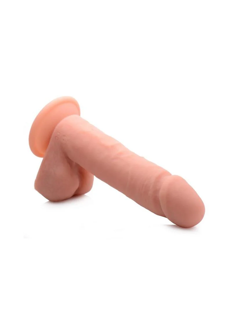 Big Shot Vibrating Rechargeable Dildo with Balls and Remote Control - Image 5