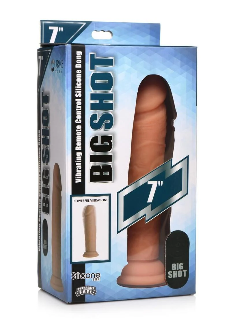 Big Shot Wireless Vibrating Silicone Dildo - Image 4