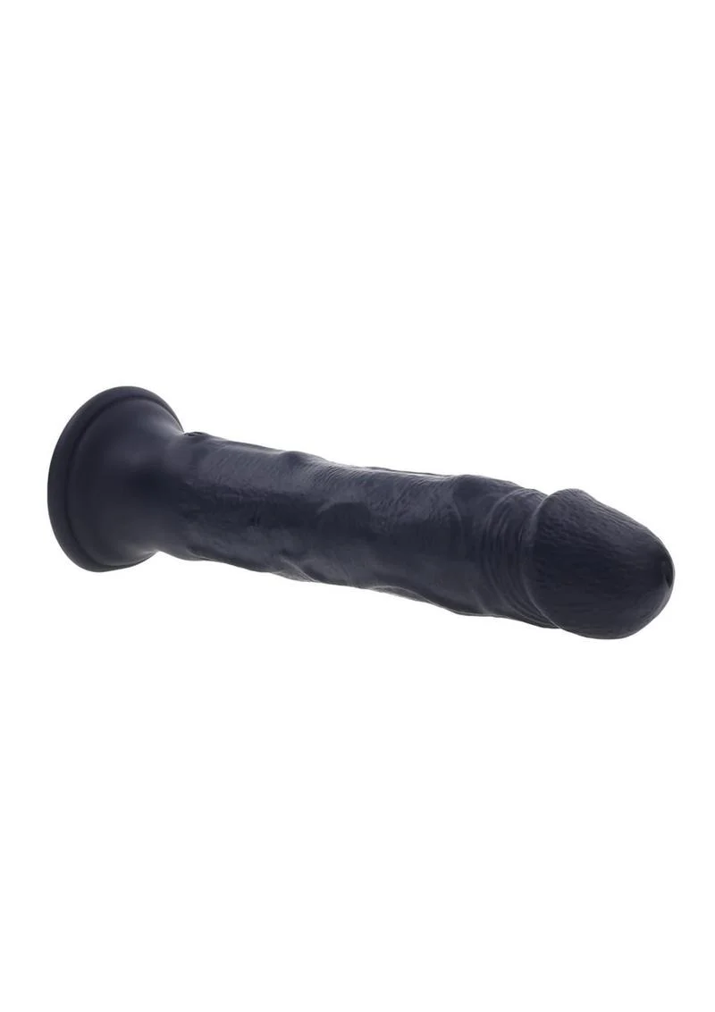 Black Thunder Rechargeable Dildo with Remote Control – Black - Image 2