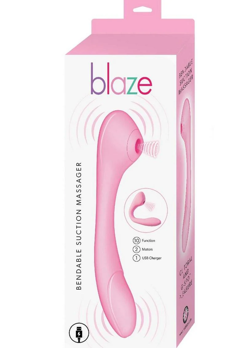 Blaze Bendable Suction Rechargeable Clitoral Massager - Image 7