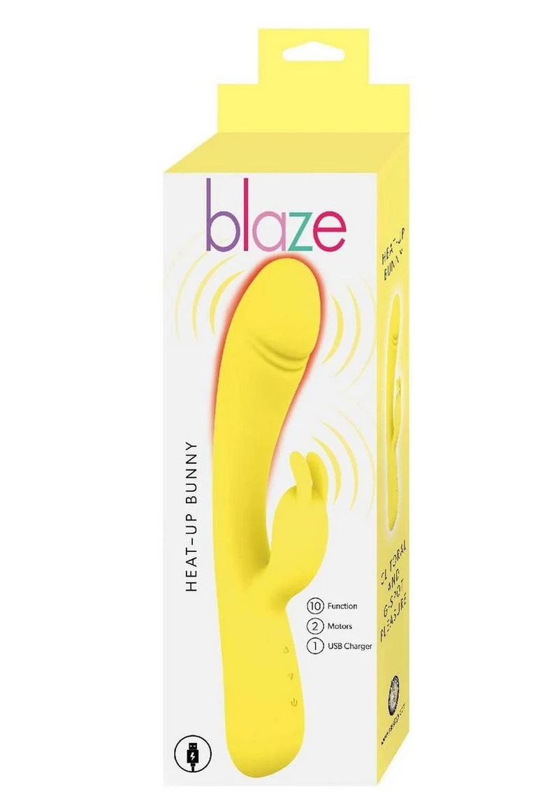 Blaze Heat Up Bunny Rechargeable Silicone Vibrator - Image 8