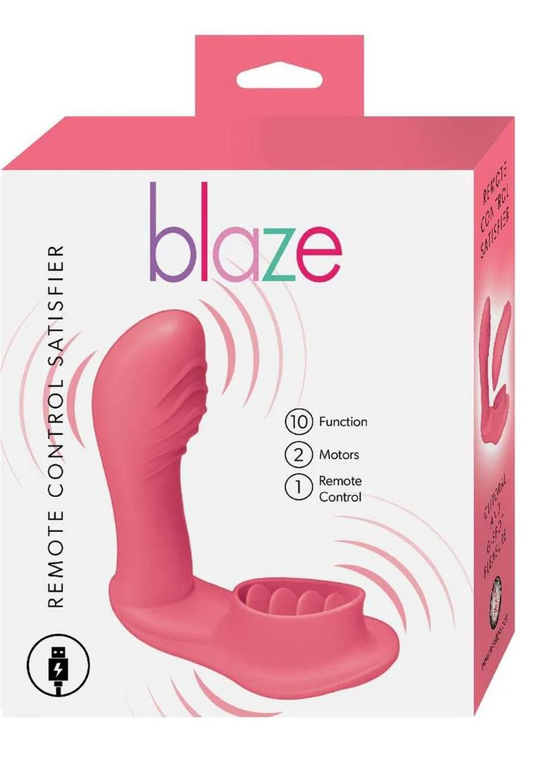 Blaze Satisfier Rechargeable Silicone Vibrator - Image 7